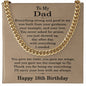 18th Birthday Gifts for Dad - 18th Birthday Necklace for Dad - Gift Ideas for Father's 18th Birthday Birthday