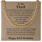 63rd Birthday Gifts for Dad - 63rd Birthday Necklace for Dad - Gift Ideas for Father's 63rd Birthday Birthday
