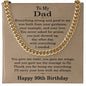 99th Birthday Gifts for Dad - 99th Birthday Necklace for Dad - Gift Ideas for Father's 99th Birthday Birthday