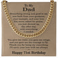 71st Birthday Gifts for Dad - 71st Birthday Necklace for Dad - Gift Ideas for Father's 71st Birthday Birthday