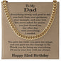 52nd Birthday Gifts for Dad - 52nd Birthday Necklace for Dad - Gift Ideas for Father's 52nd Birthday Birthday
