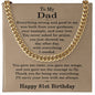 81st Birthday Gifts for Dad - 81st Birthday Necklace for Dad - Gift Ideas for Father's 81st Birthday Birthday