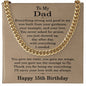 15th Birthday Gifts for Dad - 15th Birthday Necklace for Dad - Gift Ideas for Father's 15th Birthday Birthday