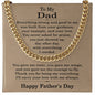 Fathers Day Gift from Daughter, Fathers Day Necklace from Son