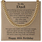46th Birthday Gifts for Dad - 46th Birthday Necklace for Dad - Gift Ideas for Father's 46th Birthday Birthday