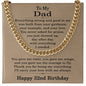 32nd Birthday Gifts for Dad - 32nd Birthday Necklace for Dad - Gift Ideas for Father's 32nd Birthday Birthday