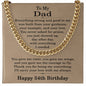 54th Birthday Gifts for Dad - 54th Birthday Necklace for Dad - Gift Ideas for Father's 54th Birthday Birthday