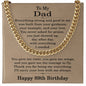 89th Birthday Gifts for Dad - 89th Birthday Necklace for Dad - Gift Ideas for Father's 89th Birthday Birthday