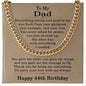 44th Birthday Gifts for Dad - 44th Birthday Necklace for Dad - Gift Ideas for Father's 44th Birthday Birthday