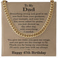47th Birthday Gifts for Dad - 47th Birthday Necklace for Dad - Gift Ideas for Father's 47th Birthday Birthday