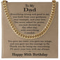 95th Birthday Gifts for Dad - 95th Birthday Necklace for Dad - Gift Ideas for Father's 95th Birthday Birthday