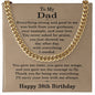 38th Birthday Gifts for Dad - 38th Birthday Necklace for Dad - Gift Ideas for Father's 38th Birthday Birthday