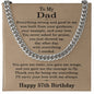 57th Birthday Gifts for Dad - 57th Birthday Necklace for Dad - Gift Ideas for Father's 57th Birthday Birthday