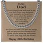 49th Birthday Gifts for Dad - 49th Birthday Necklace for Dad - Gift Ideas for Father's 49th Birthday Birthday