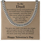 Valentines Day Necklace for Dad