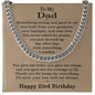 23rd Birthday Gifts for Dad - 23rd Birthday Necklace for Dad - Gift Ideas for Father's 23rd Birthday Birthday