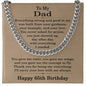 65th Birthday Gifts for Dad - 65th Birthday Necklace for Dad - Gift Ideas for Father's 65th Birthday Birthday