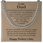 Fathers Day Gift from Daughter, Fathers Day Necklace from Son