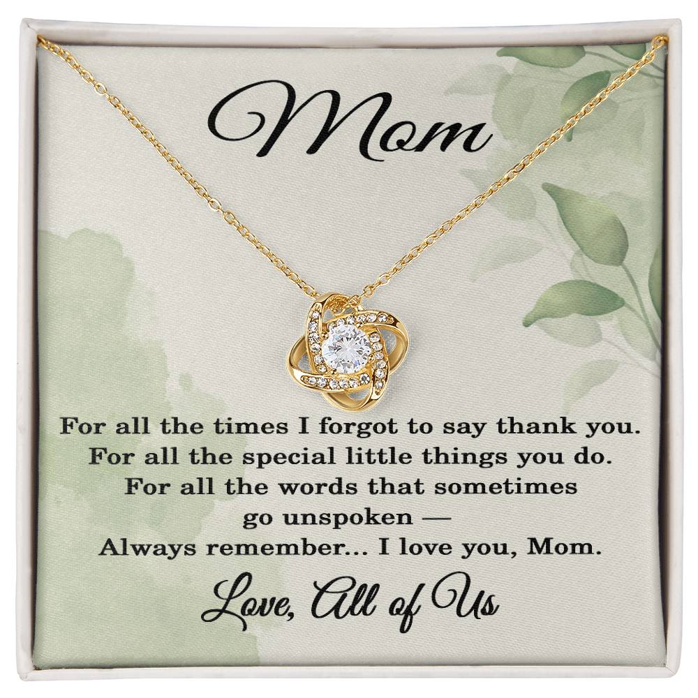 From All of Us Gifts for Mom - From All of Us Necklace for Mom - To My Gift from All of Us