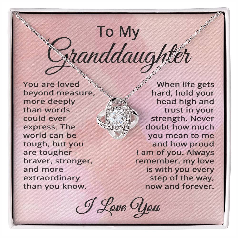 I Love You Gifts for Granddaughter I Love You Necklace Jewelry