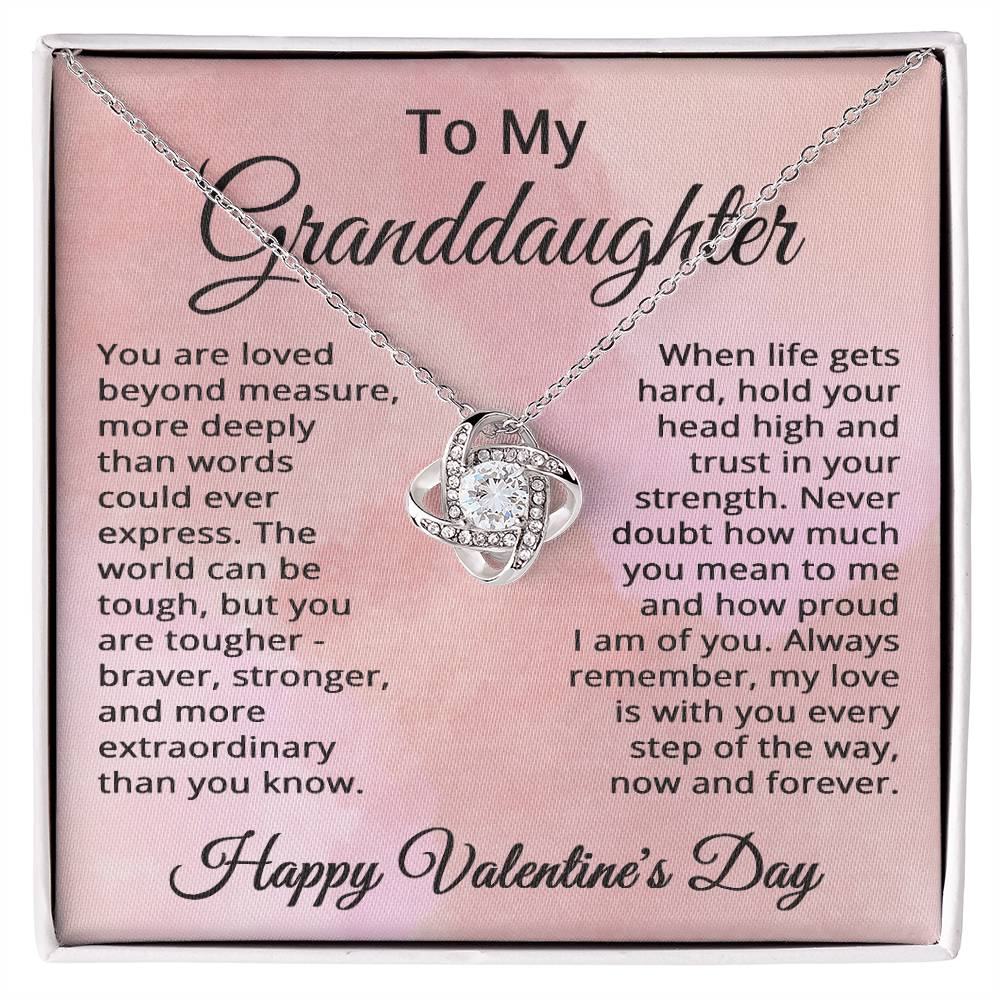 Happy Valentine's Day Gifts for Granddaughter Happy Valentine's Day Necklace Jewelry