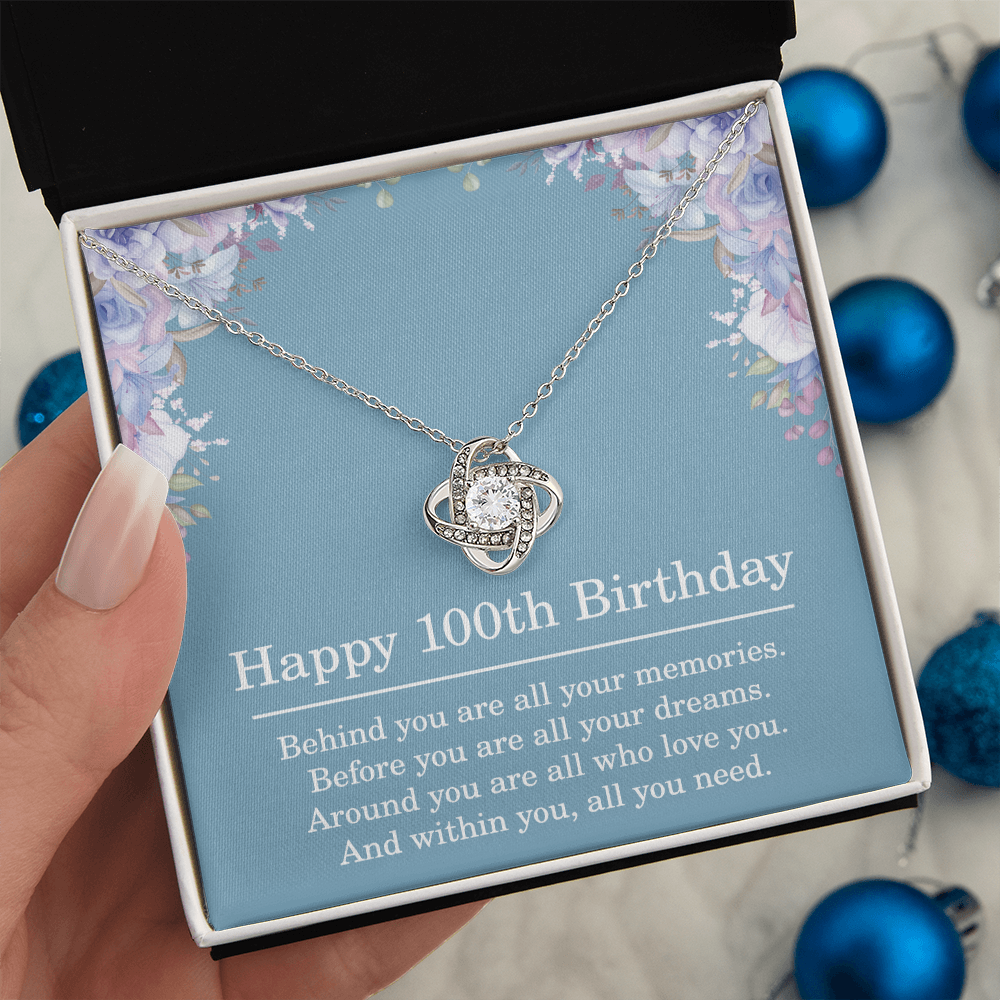 100th Birthday Gifts for Women Best Friend Gift for Her 100 Year Old Birthday Necklace