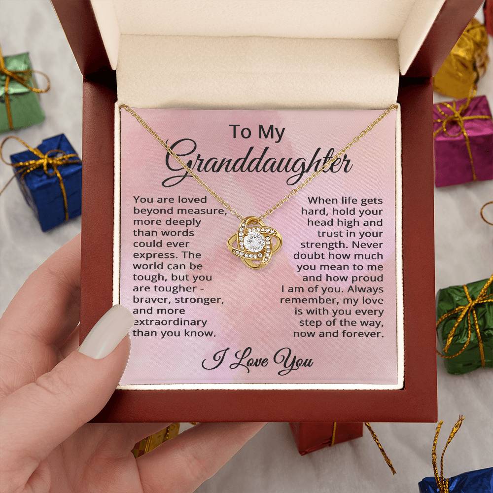 I Love You Gifts for Granddaughter I Love You Necklace Jewelry