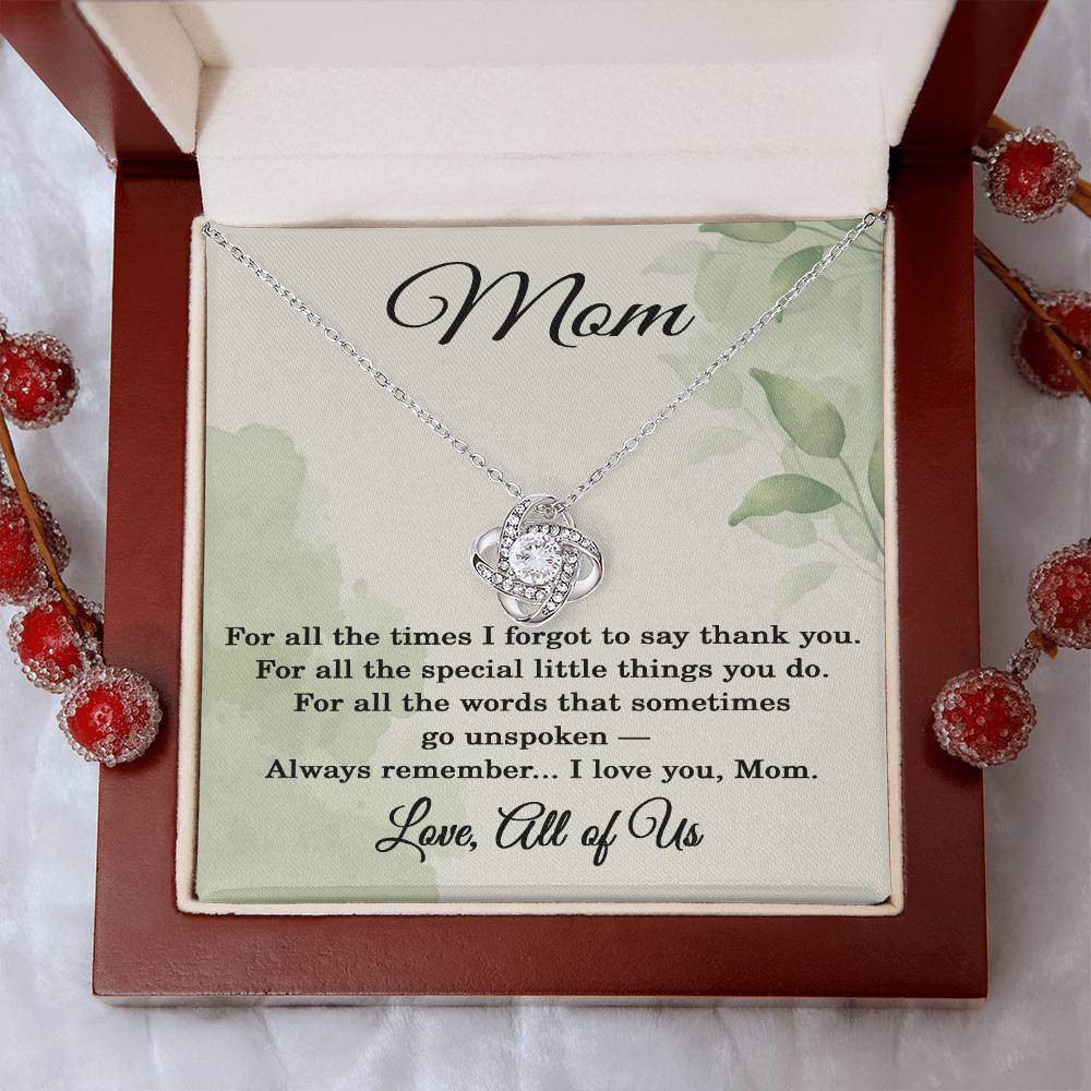 From All of Us Gifts for Mom - From All of Us Necklace for Mom - To My Gift from All of Us