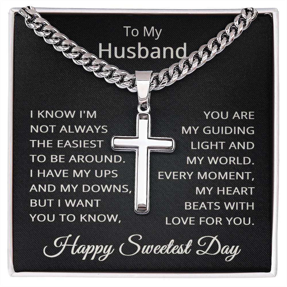 Happy Sweetest Day Gifts for Husband Happy Sweetest Day Necklace Jewelry