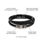 8th Birthday Gift for Son, Happy 8th Birthday Bracelet for Son