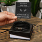 Father and Son Bracelet A Link Tied by Angel's Hands Inspirational Gifts for Father's Day Birthday Christmas Gifts for Son Dad