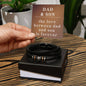 Dad Son Bracelet Dad Bracelet from Son Son Christmas Gift from Dad Fathers Day Bracelet The Love Between Dad and Son is Forever