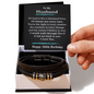 100th Birthday Gift for Husband - Bracelet for Husband from Wife -100th Birthday Gift Ideas for Men