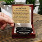 To My Husband Bracelet from Wife Husband Christmas Gifts Husband Valentines Day Gift Husband Love You Forever Bracelet