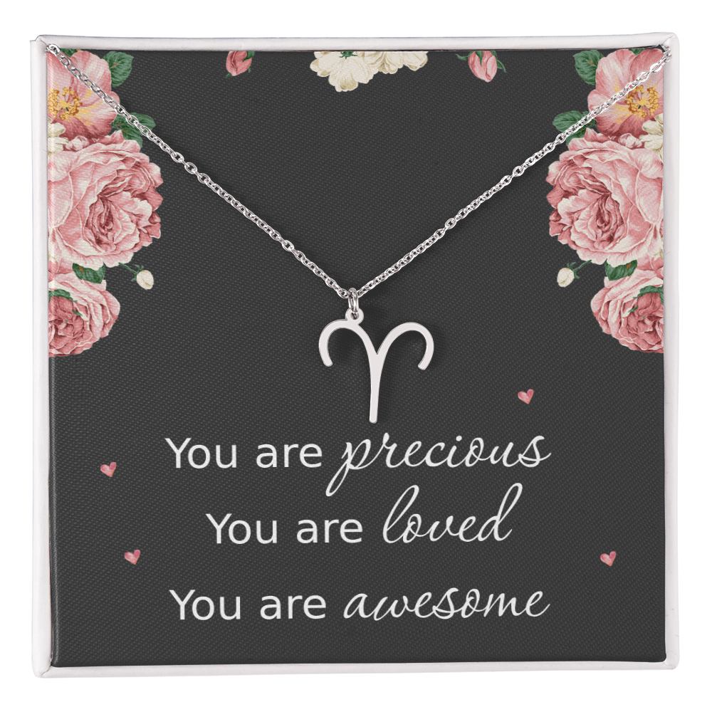 Necklace for Daughters with Message Card Christmas Gifts for Granddaughters Pisces Necklace Zodiac Necklaces All Signs