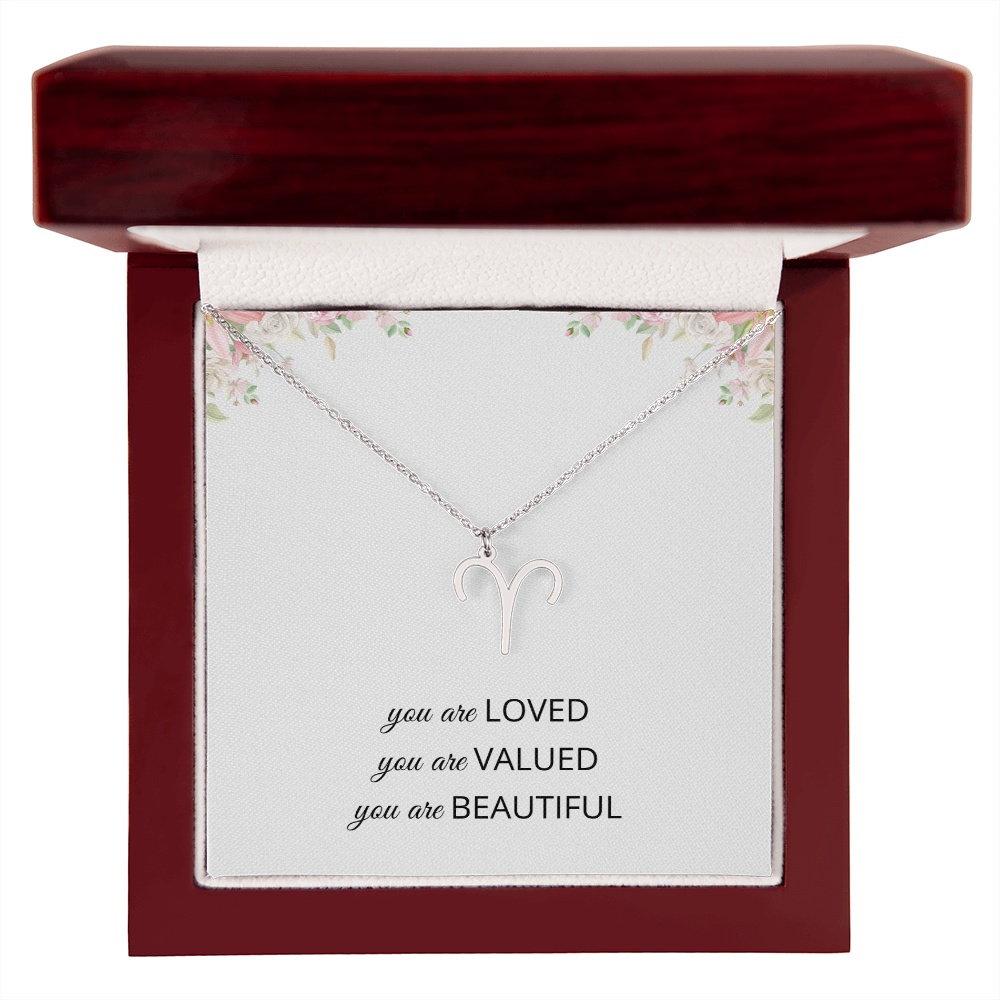 Necklace Gifts for Women Affirmation Birthday Gift for Daughter Granddaughter Christmas Gift Mantra Necklace Niece Gift Virgo Sagittarius Zodiac Gifts All Signs