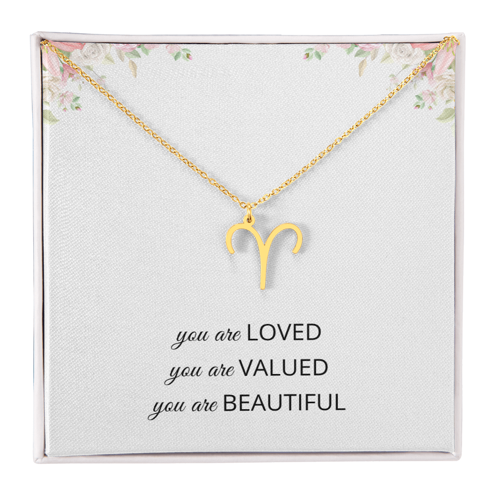 Necklace Gifts for Women Affirmation Birthday Gift for Daughter Granddaughter Christmas Gift Mantra Necklace Niece Gift Virgo Sagittarius Zodiac Gifts All Signs
