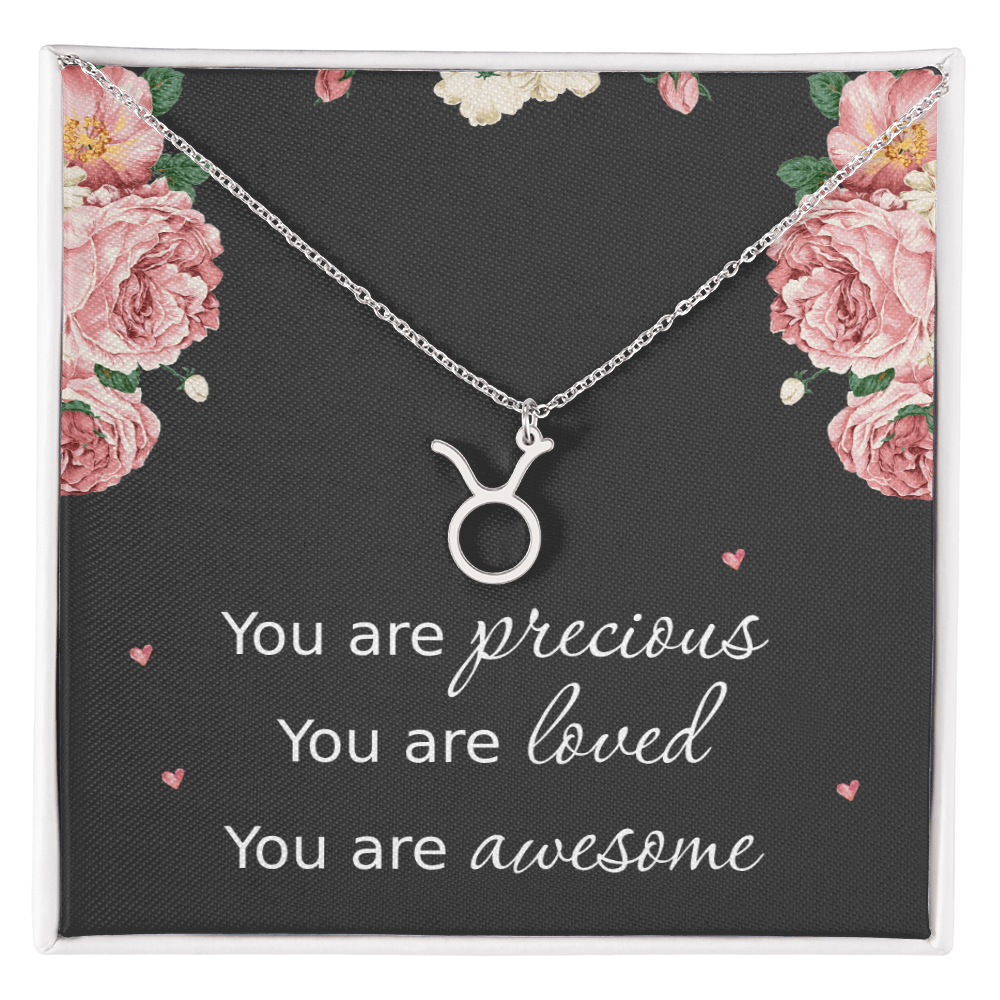 Necklace for Daughters with Message Card Christmas Gifts for Granddaughters Pisces Necklace Zodiac Necklaces All Signs