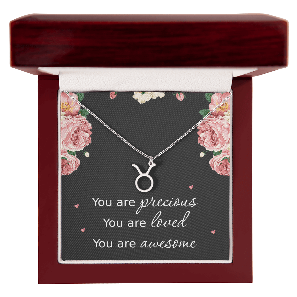 Necklace for Daughters with Message Card Christmas Gifts for Granddaughters Pisces Necklace Zodiac Necklaces All Signs