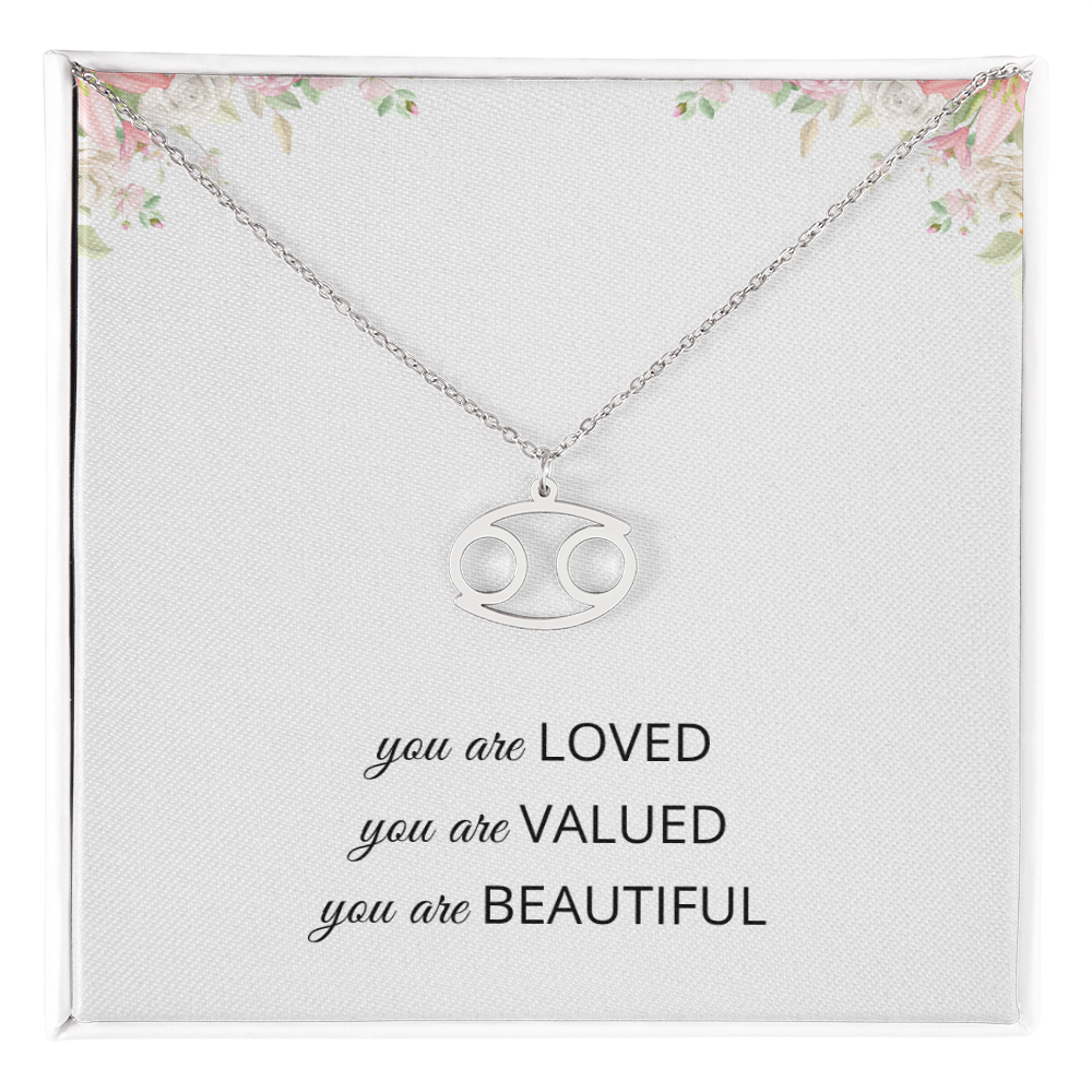 Necklace Gifts for Women Affirmation Birthday Gift for Daughter Granddaughter Christmas Gift Mantra Necklace Niece Gift Virgo Sagittarius Zodiac Gifts All Signs