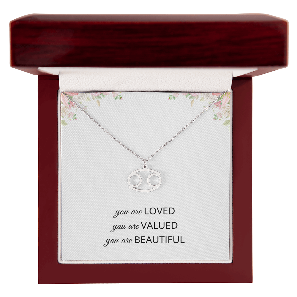 Necklace Gifts for Women Affirmation Birthday Gift for Daughter Granddaughter Christmas Gift Mantra Necklace Niece Gift Virgo Sagittarius Zodiac Gifts All Signs