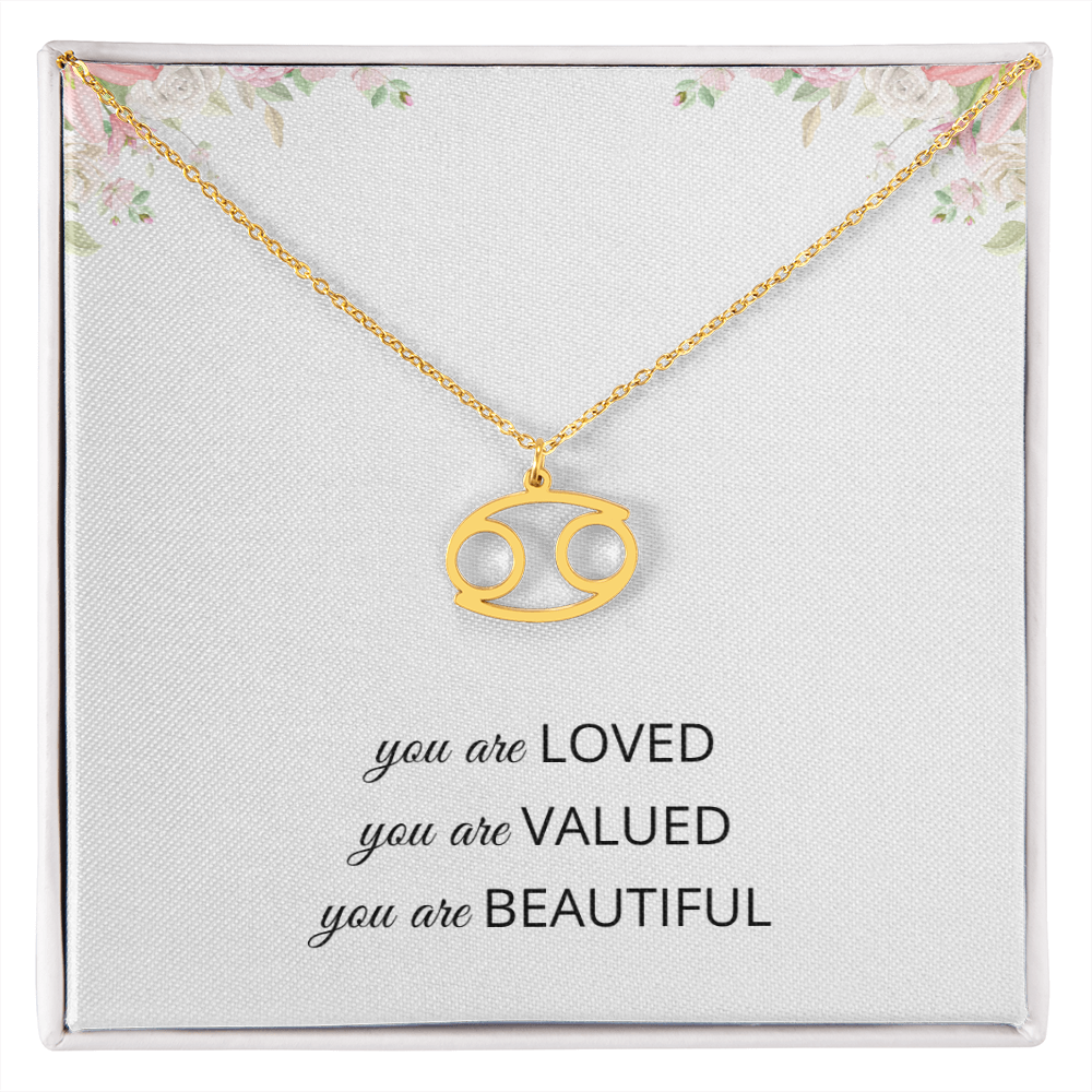 Necklace Gifts for Women Affirmation Birthday Gift for Daughter Granddaughter Christmas Gift Mantra Necklace Niece Gift Virgo Sagittarius Zodiac Gifts All Signs