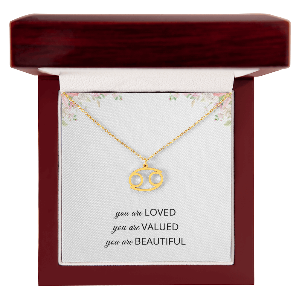 Necklace Gifts for Women Affirmation Birthday Gift for Daughter Granddaughter Christmas Gift Mantra Necklace Niece Gift Virgo Sagittarius Zodiac Gifts All Signs