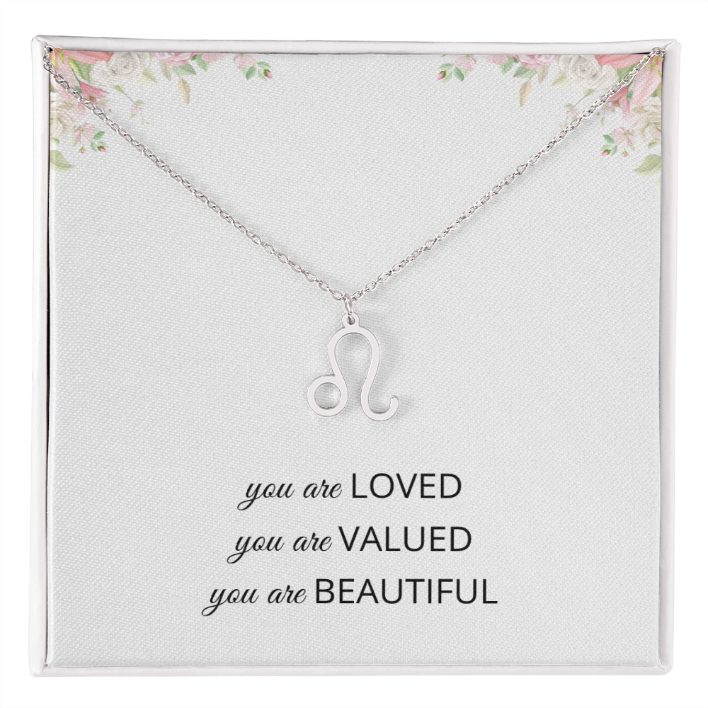 Necklace Gifts for Women Affirmation Birthday Gift for Daughter Granddaughter Christmas Gift Mantra Necklace Niece Gift Virgo Sagittarius Zodiac Gifts All Signs