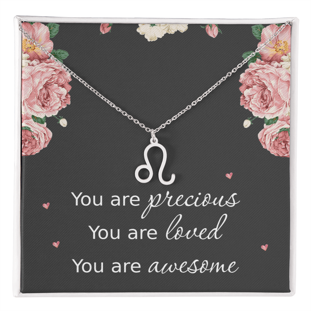 Necklace for Daughters with Message Card Christmas Gifts for Granddaughters Pisces Necklace Zodiac Necklaces All Signs