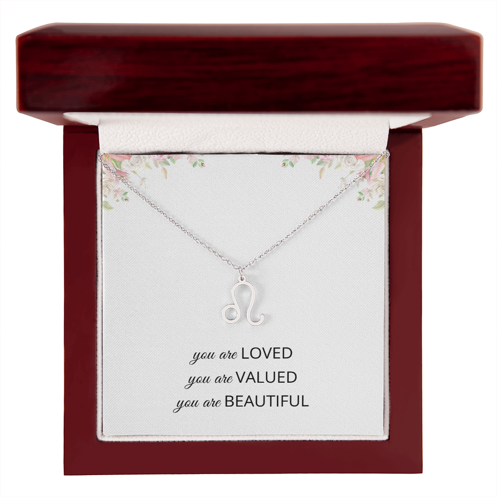 Necklace Gifts for Women Affirmation Birthday Gift for Daughter Granddaughter Christmas Gift Mantra Necklace Niece Gift Virgo Sagittarius Zodiac Gifts All Signs