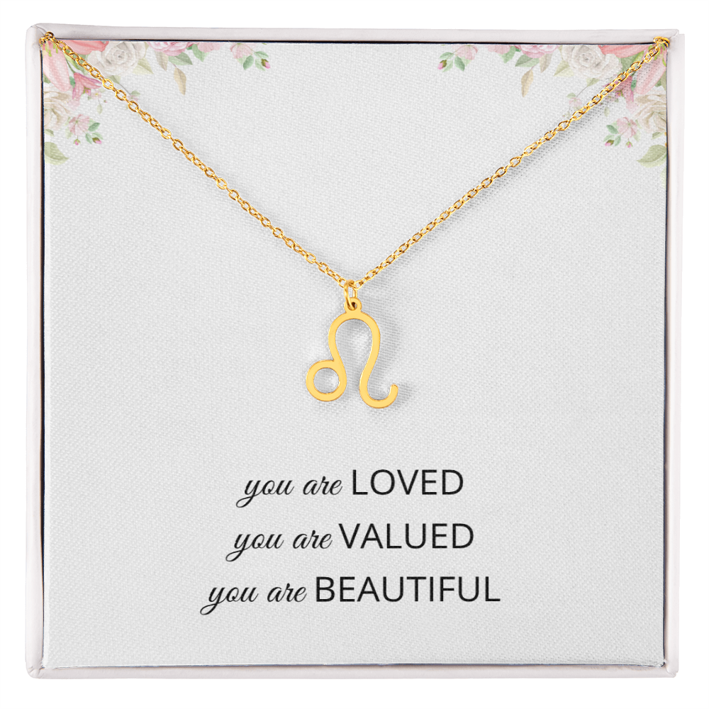 Necklace Gifts for Women Affirmation Birthday Gift for Daughter Granddaughter Christmas Gift Mantra Necklace Niece Gift Virgo Sagittarius Zodiac Gifts All Signs