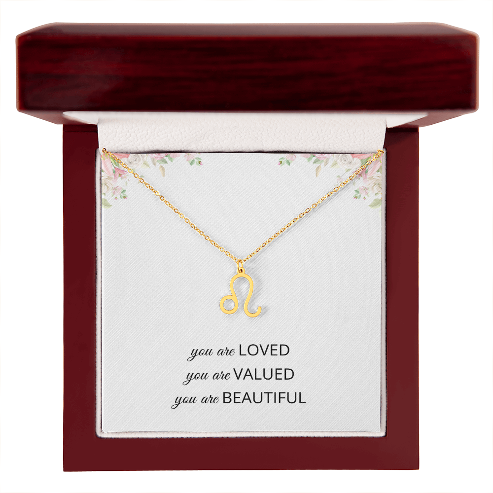 Necklace Gifts for Women Affirmation Birthday Gift for Daughter Granddaughter Christmas Gift Mantra Necklace Niece Gift Virgo Sagittarius Zodiac Gifts All Signs