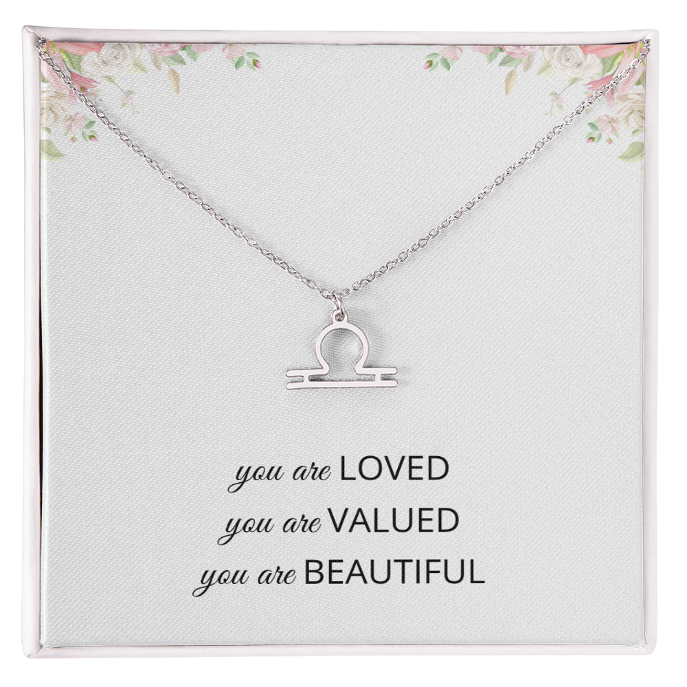 Necklace Gifts for Women Affirmation Birthday Gift for Daughter Granddaughter Christmas Gift Mantra Necklace Niece Gift Virgo Sagittarius Zodiac Gifts All Signs