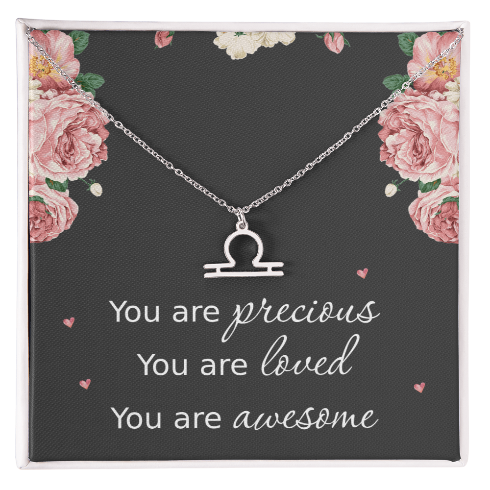 Necklace for Daughters with Message Card Christmas Gifts for Granddaughters Pisces Necklace Zodiac Necklaces All Signs